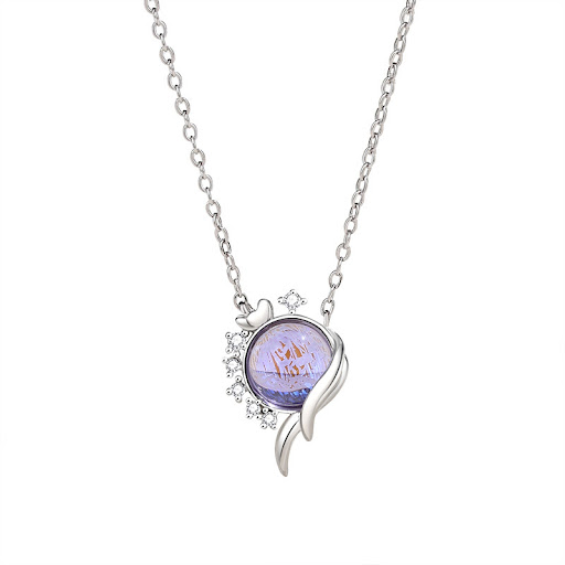 Title 2, 925 Sterling Silver Mori Style Iris Tectorum Ne...