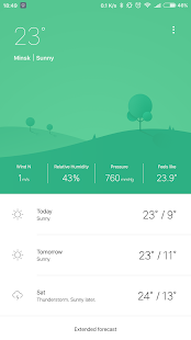 Weather Mate (Weather M8) screenshot for Android