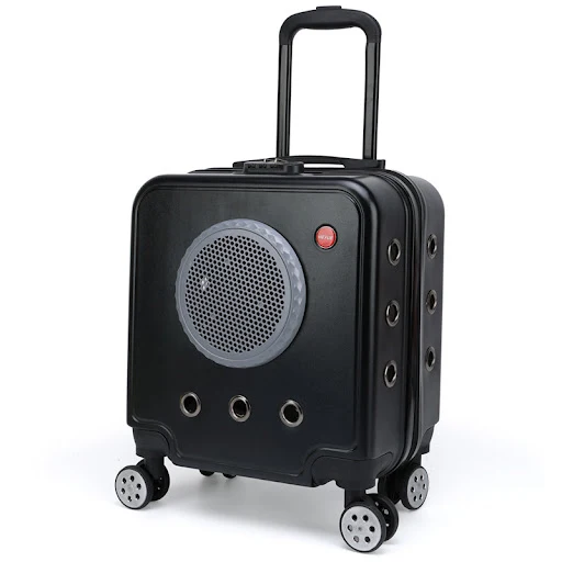 Outdoor Breathable Pet Trolley Travel Portable Kitten Cage Dog Backpack Carrying Puppy Strap Cat Bag Large Capacity