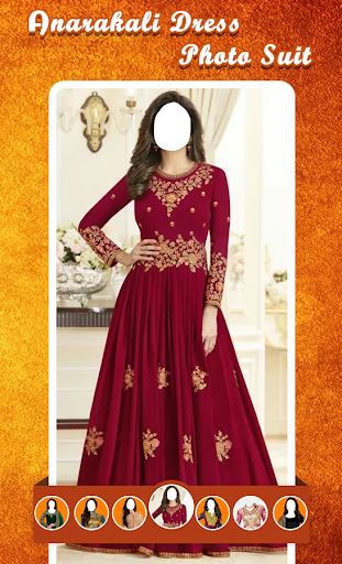 Anarkali Dress Photo Suit