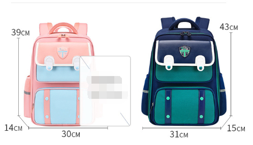 Title 1, Student Schoolbag Spine Protection Burden Allev...