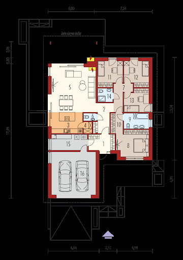 Simon III G2 ENERGO PLUS - Rzut Parter