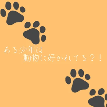 ある少年は動物に好かれてます？！