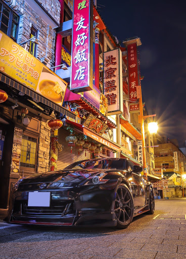 フェアレディz Z34の南京町 夜の車真撮影 一眼レフ 不正改造車排除強化月間に関するカスタム メンテナンスの投稿画像 車のカスタム情報はcartune