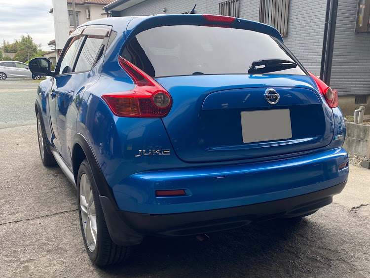 ジュークのジューク・パシフィックブルー・洗車・ゴールデンウィークに関するカスタム事例の投稿画像3枚目