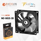 Quạt Fan Case 8Cm Id - Cooling No - 8025 - Sd - Sức Gió Tốt 2000Rpm, Hiệu Năng Tản Nhiệ Cao, Chân 3 - Pin, Bền Bỉ