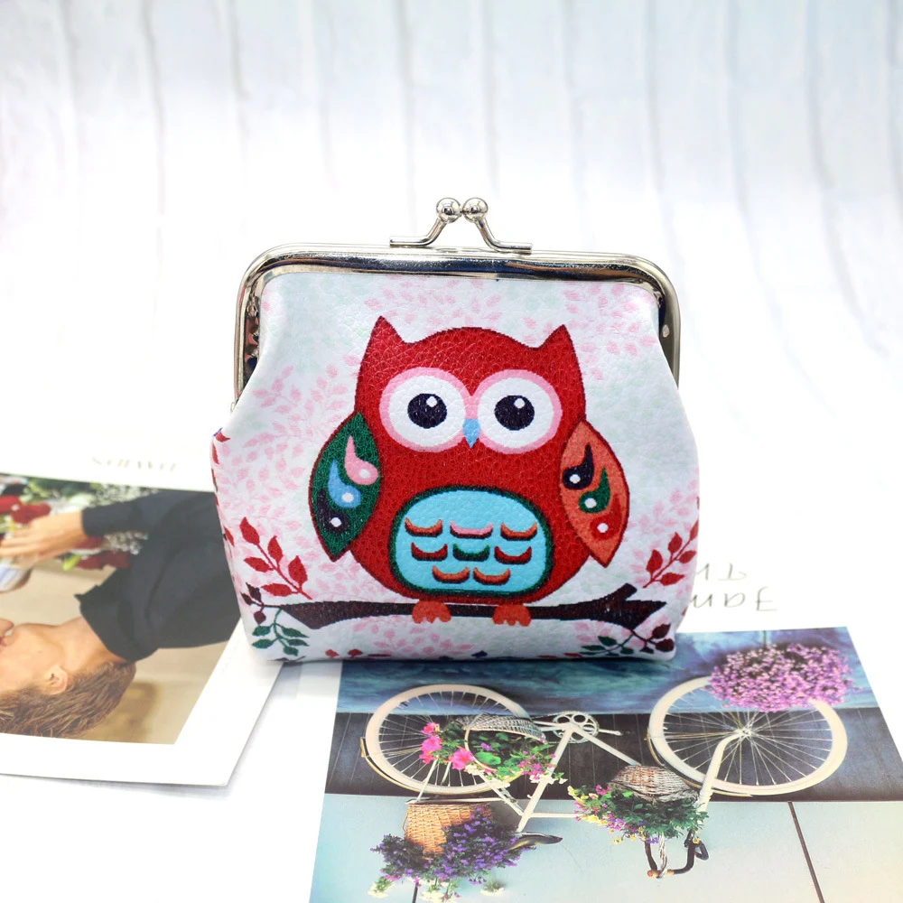 Title 5, Animal Print Coin Purse Cute Owl Coin Purse