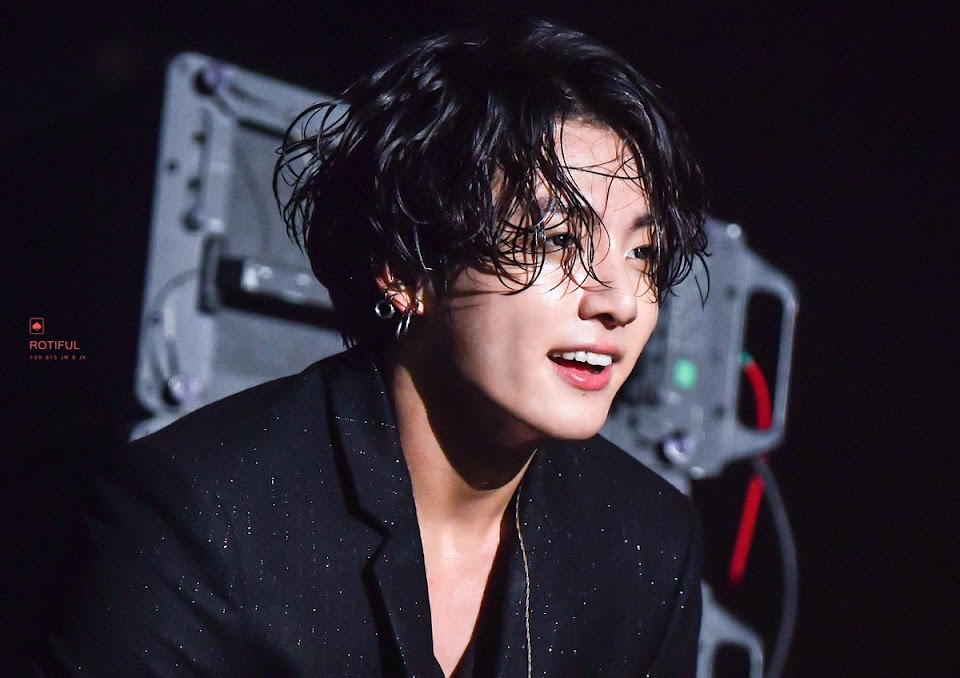 Jungkook Tried To Tie His Long Hair Back, But It Didn't Work