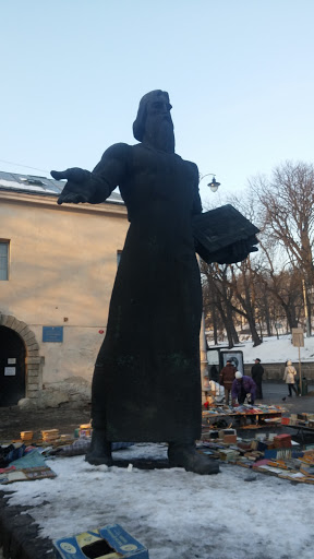 Statue with Book