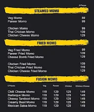 Momo's & More Cafe menu 1