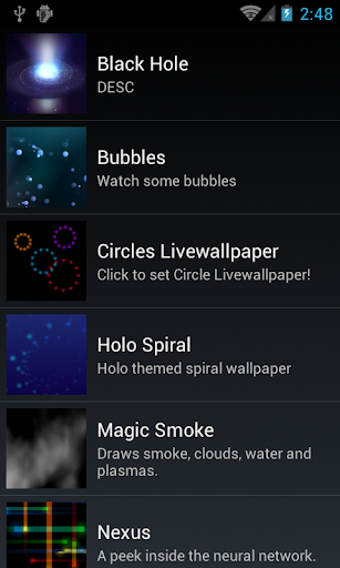 dotted circles Livewallpaper