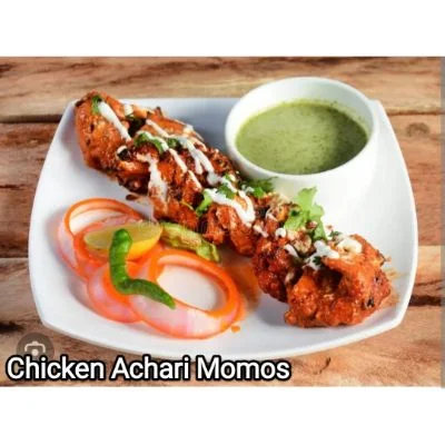 Chicken Achari Momos
