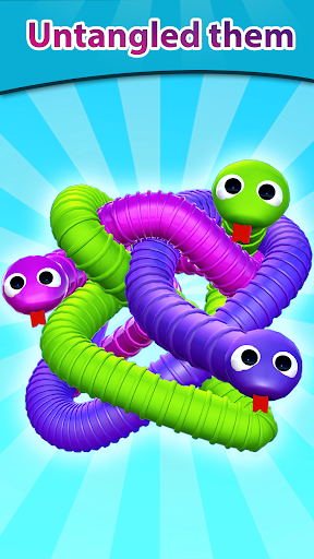 Screenshot Tangled Snakes Puzzle Game