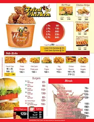 Honey bees menu 4