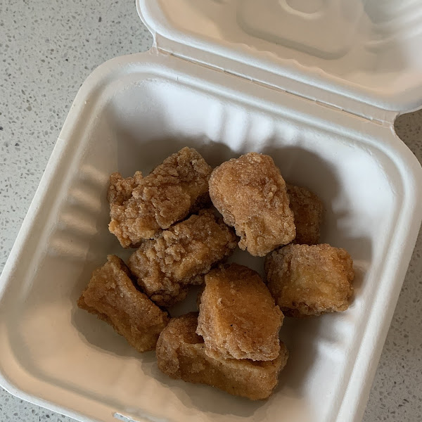 Chik Nugs- tofu. GF. $8