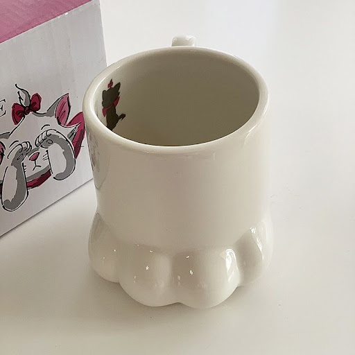 Title 4, Cream Color Cats Paw White Ceramic Water Cute ...
