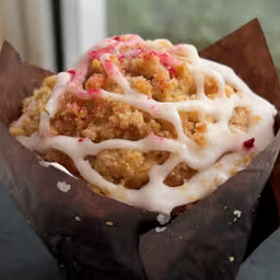 Lemon Raspberry Crumble Muffin