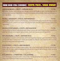 Oye Pappe menu 5