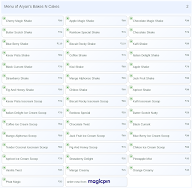Aryan's Bakes N Cakes menu 2