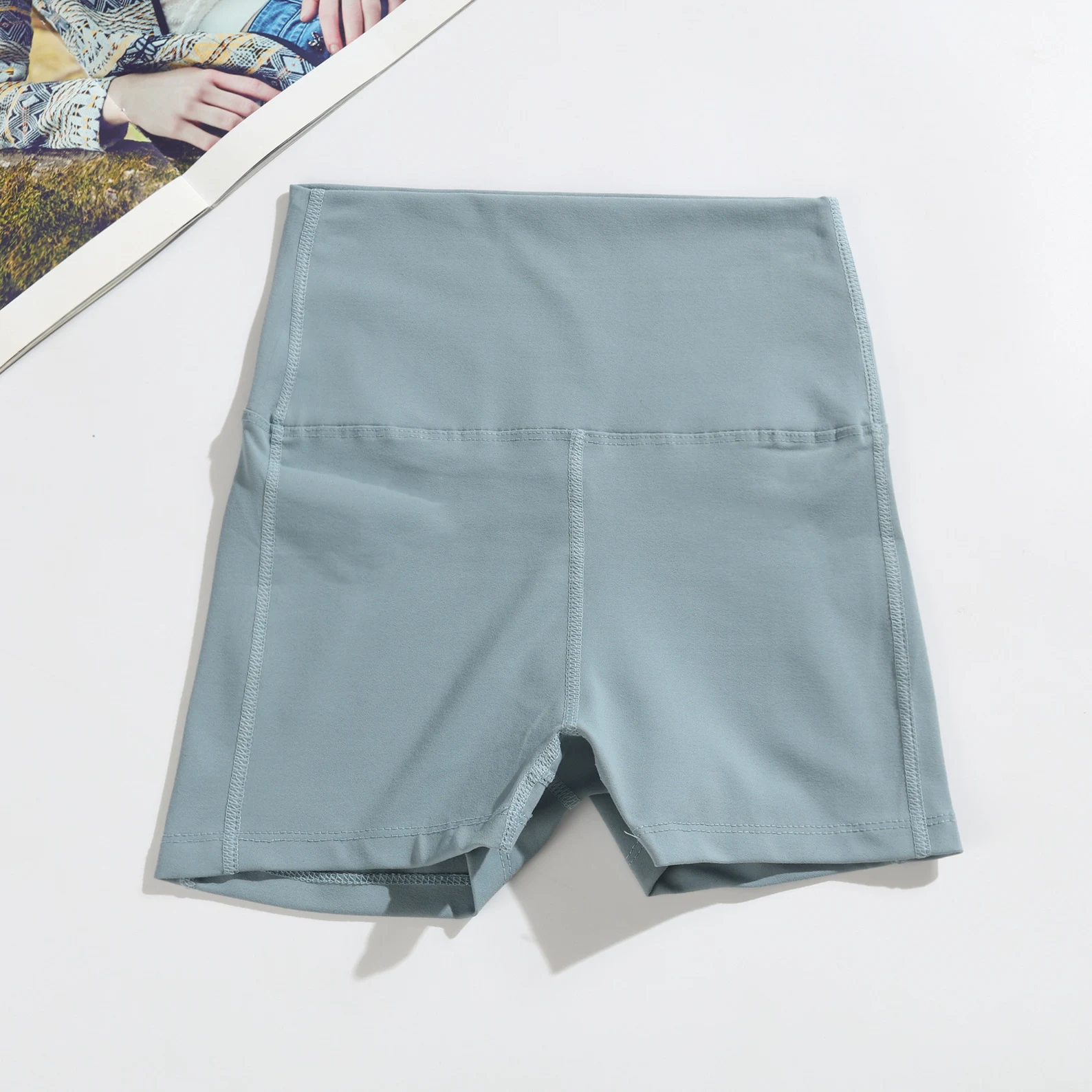 Title 5, Womens Running Fitness Thin Seamless Shorts, d...