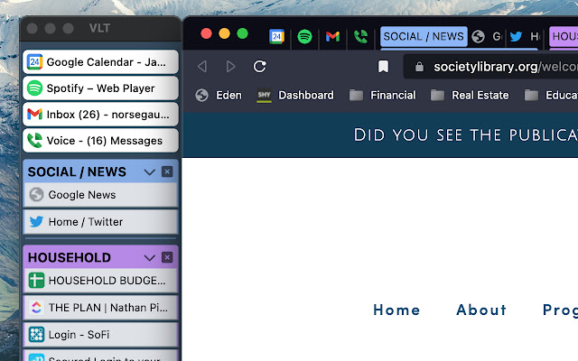 Vertical Tabs should not be visible in fullscreen mode - Vertical