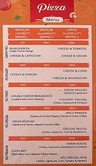 Yum Pizza menu 1