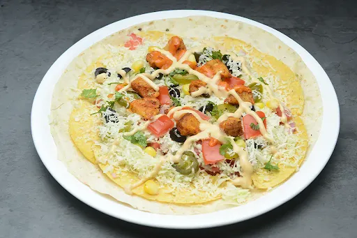 Cheese Mushroom Tostada