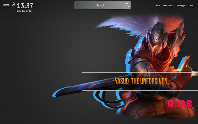 Yasuo Wallpapers Theme Game New Tab