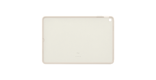 Forsiden af ​​Pixel Tablet Case, porcelænsfarve.