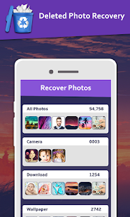 Deleted Photo: Recovery & Restore Screenshot