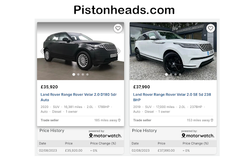 Motorwatch - car price tracker