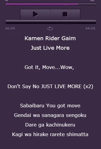 Download Best Kamen Rider Song Lyrics Apk Latest Version For Android