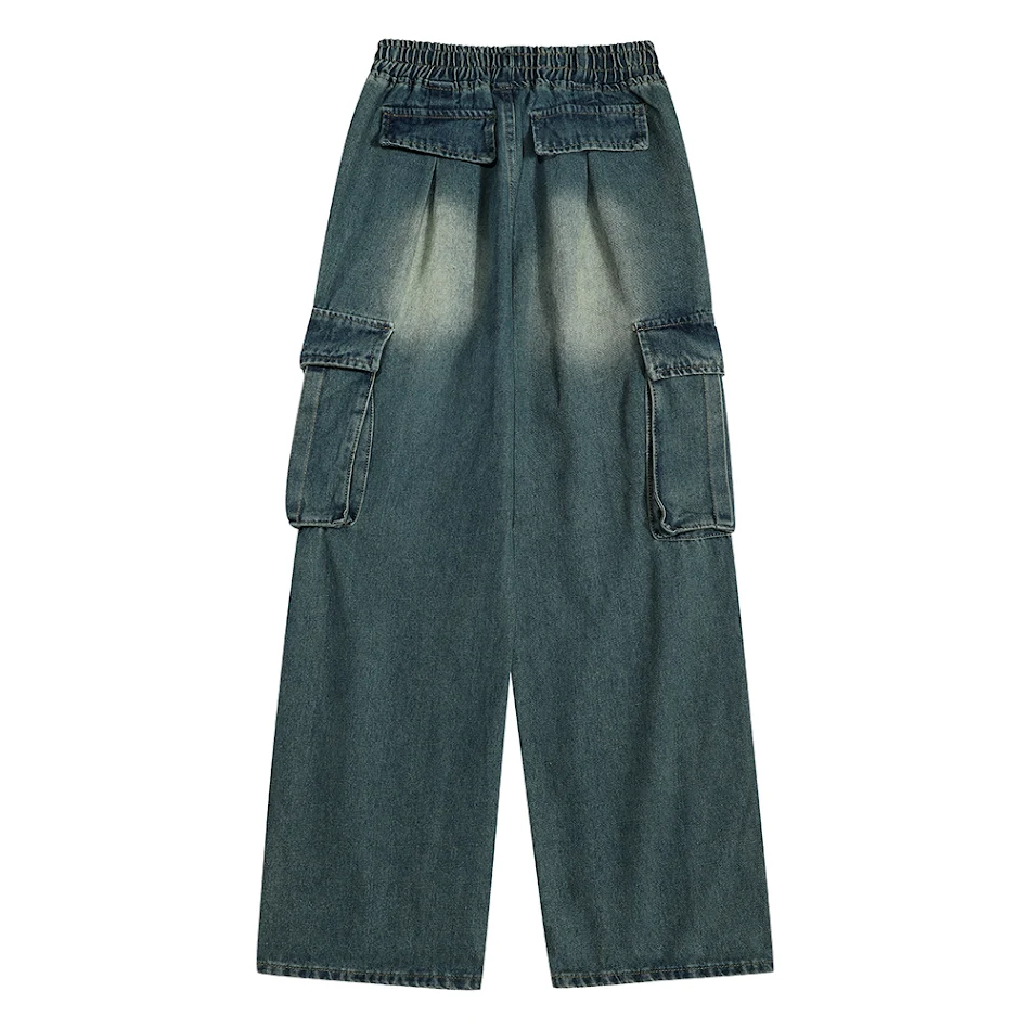 Pantalones de trabajo de mezclilla para hombre. Ropa de moda resistente y cómoda, ideales para el trabajo diario. Diseño duradero y moderno.