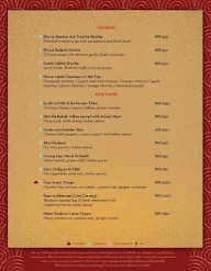 Soma - Grand Hyatt menu 3