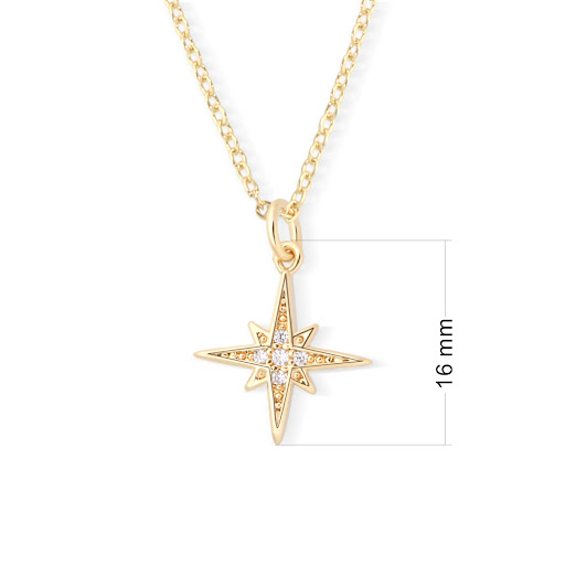Title 18, Copper Plated Gold Zircon Extended Chain Neckla...