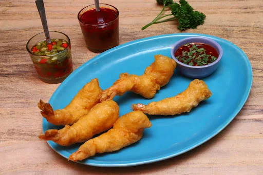 Golden Fried Prawns