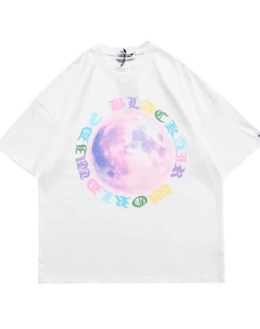 Harajuku Style Printed Short-Sleeve - 3