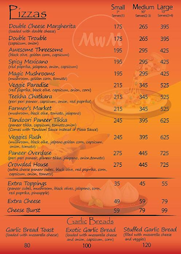 Most Wanted Momos menu 