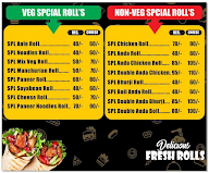 Bholes Rolls menu 1