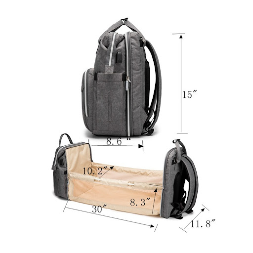 Title 1, Folding baby crib a space saving and portable s...