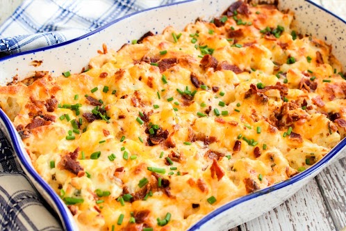 Loaded Cauliflower Casserole