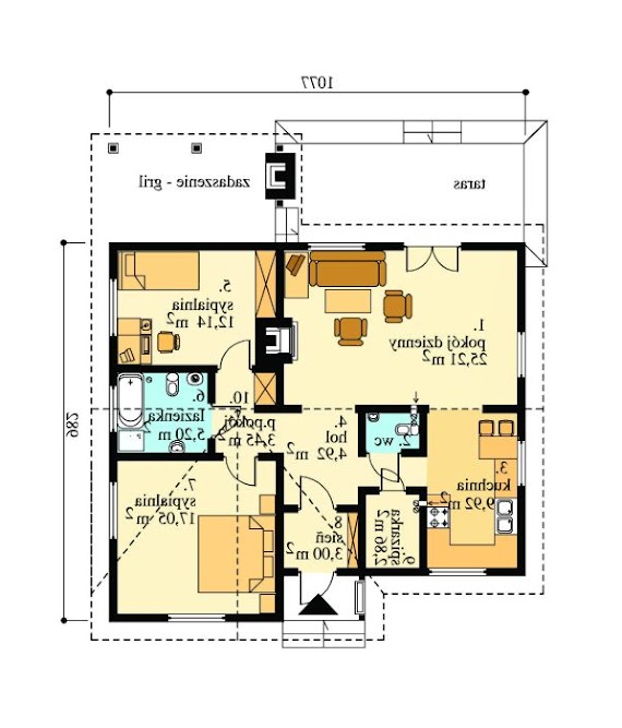 86 - DL - Rzut parteru