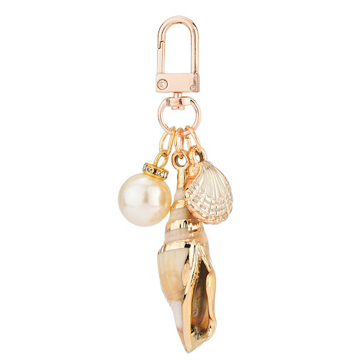 Title 2, Fashionable New Cartoon Conch Tassel Key Chain,...