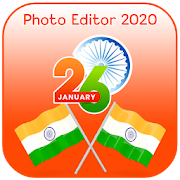 26 January Gif Photo Editor & Photo Frame Maker  Icon