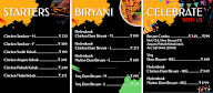 Ruhiz Biryani menu 1