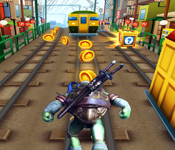 Subway Ninja Surf Turtle 1.3 APK + Мод (Unlimited money) за Android