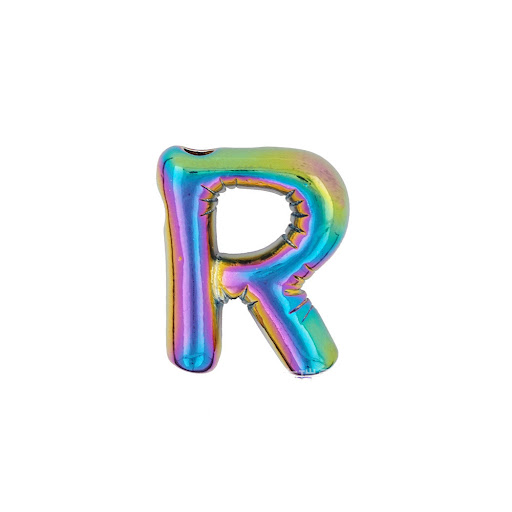 Title 10, Colorful Balloon Letter Rainbow Couple Necklace...