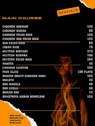 Bhairava Biriyani And Kabab Corner menu 2
