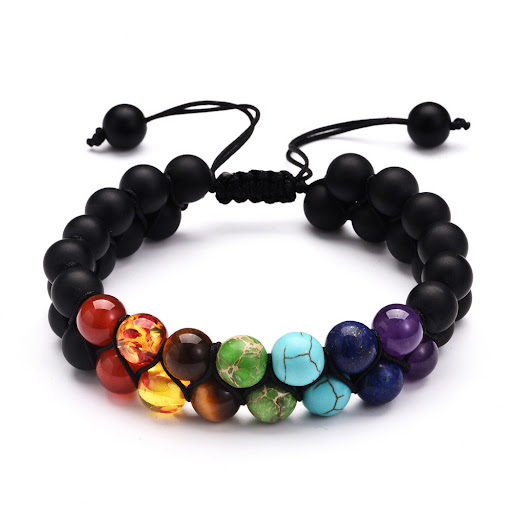 Matte black agate
