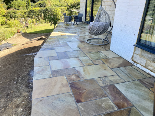 Mint fossil patio